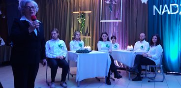 Ukraińsko - polski wieczór poezji w Zespole szkół nr 2 w Wieluniu